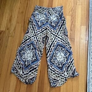 Free People Multicolor Patterned Pants